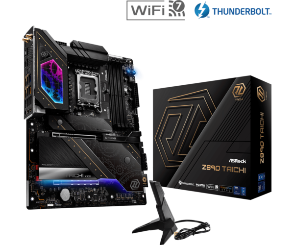 Материнская плата ASRock Z890 TAICHI LGA1851 4xDDR5 4xSATA 6xM.2 HDMI Type-C ATX