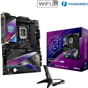 Материнская плата ASRock Z890 NOVA WIFI LGA1851 4xDDR5 4xSATA 6xM.2 HDMI Type-C ATX