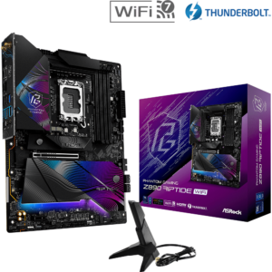 Материнская плата ASRock Z890 RIPTIDE WIFI LGA1851 4xDDR5 4xSATA 5xM.2 HDMI Type-C ATX