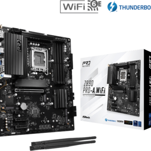 Материнская плата ASRock Z890 PRO-A WIFI LGA1851 4xDDR5 4xSATA 6xM.2 HDMI DP Type-C ATX