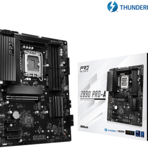 Материнская плата ASRock Z890 PRO-A LGA1851 4xDDR5 4xSATA 4xM.2 HDMI DP Type-C ATX
