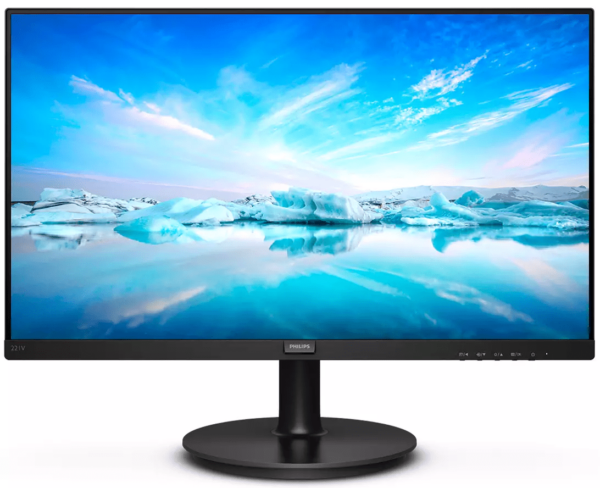 Монитор 21,5" PHILIPS 221V8 VA FHD 4мс 250кд/м 4000:1  1xVGA 1xHDMI Цвет: Черный