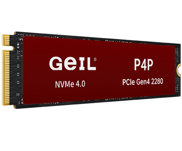 Твердотельный накопитель 1000GB SSD GEIL P4P M.2 2280 PCIe4.0 NVMe R7200MB/s W5500MB/s P4PDC23C1TBA