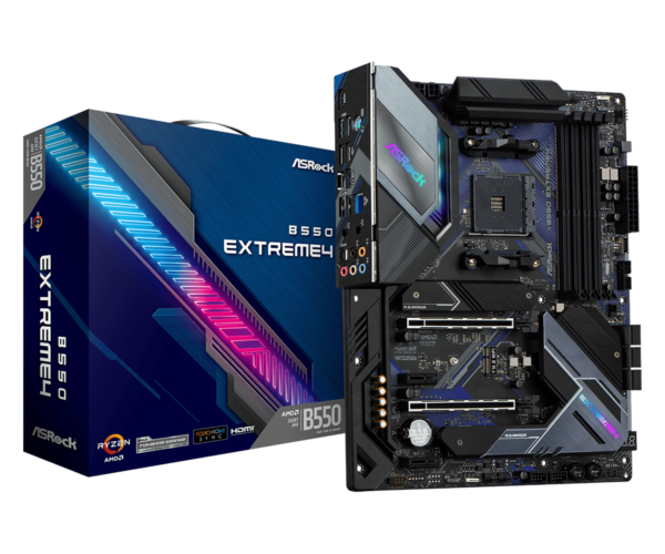 Материнская плата ASRock B550 EXTREME4 AM4 4xDDR4 6xSATA3 1xM.2 HDMI ATX