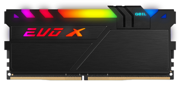 Оперативная память 16GB GEIL 3200MHz DDR4 PC4-25600 EVO X II Black RGB GEXSB416GB3200C16BSC