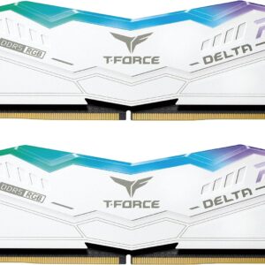Оперативная память 32GB Kit (2x16GB) 6000MHz DDR5 Team Group DELTA RGB FF4D532G6000HC38ADC01 White