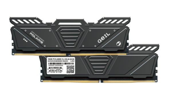 Оперативная память 32GB Kit (2x16GB) GEIL Polaris 5600Mhz DDR5 PC5-44800 GOG532GB5600C38ADC Gray