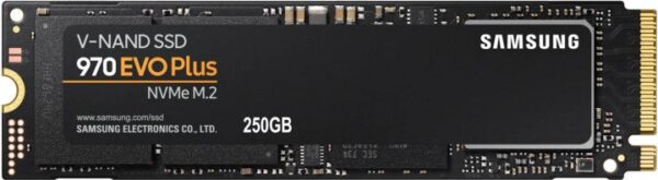 Твердотельный накопитель  250GB SSD Samsung 970 EVO Plus M.2 2280 R3500Mb/s W2300MB/s MZ-V7S250BW