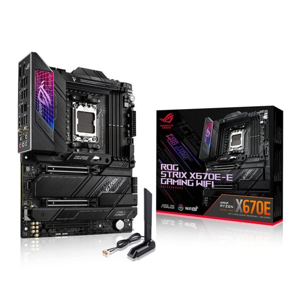 Материнская плата ASUS ROG STRIX X670E-E GAMING WIFI AM5 4xDDR5 4xSATA RAID 4xM.2 DP HDMI ATX