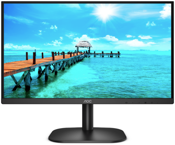 Монитор 27" AOC 27B2AM VA FHD 75Hz 4ms 250cd/m2  4000:1 20M:1 1xD-Sub 1xHDMI 2x2W