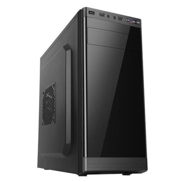 Корпус NOMAD Swan V2, mITX, mATX, ATX, USB3.0x2, 3,5"x2 2,5"x3,  Черный,  БЕЗ БП