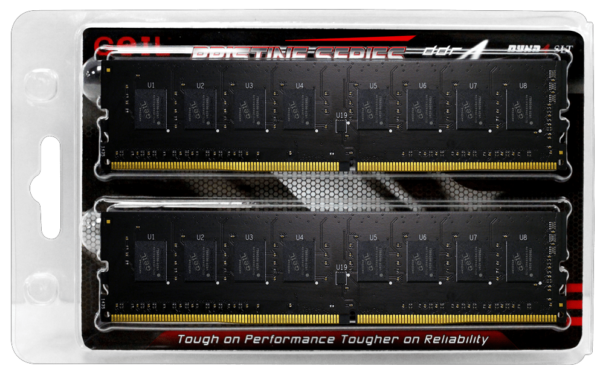 Оперативная память 16GB Kit (2x8GB) GEIL DDR4 2666Mhz PC4-21330 GP416GB2666C19DC PRISTINE SERIES