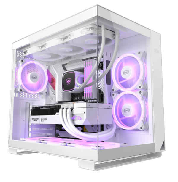 Корпус PCCooler C3 T500 ARGB WH ATX/MATX/ITX USB3.1 Gen 2 Type-C, USB3.0, USB2.0 White