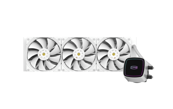 Водяное охлаждение для CPU PCCooler DE360 WH, ARGB 3x120см White