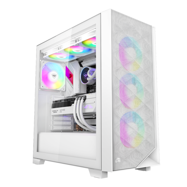 Корпус PCCooler C3 D510 ARGB WH EATX/ATX/mATX/ITX USB3.0, 2xUSB2.0 White