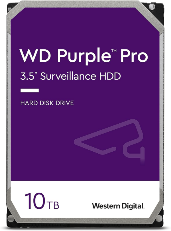 Жесткий диск для видеонаблюдения HDD 10Tb WD Purple Pro SATA3 256Mb 7200 3,5" WD101PURA-64