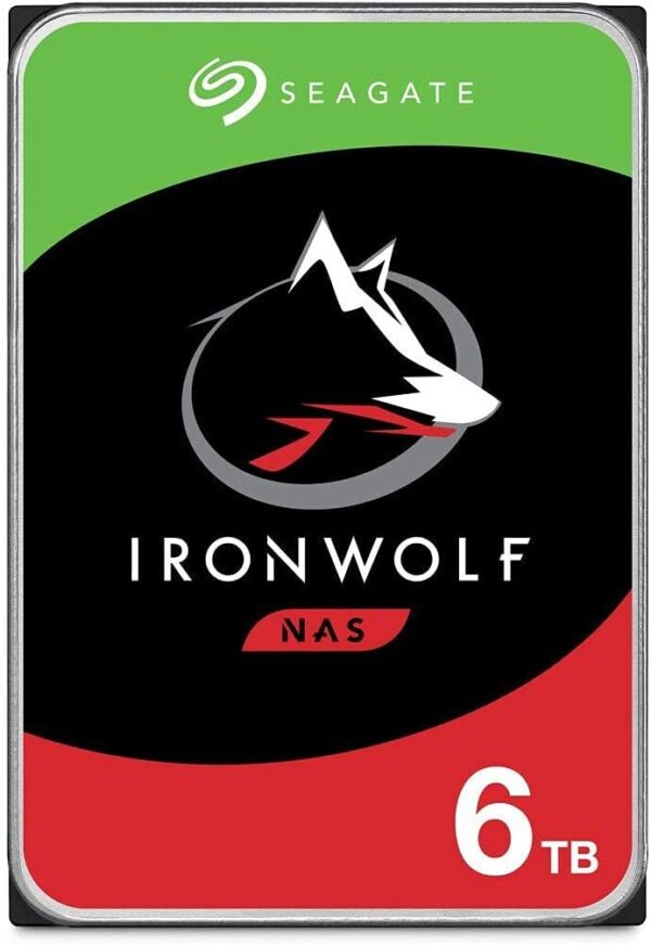 Жесткий диск для NAS систем  6Tb HDD Seagate IronWolf SATA 6Gb/s 5400rpm 3.5" 256Mb ST6000VN001