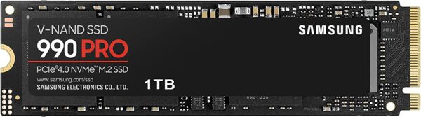 Твердотельный накопитель 1000Gb SSD Samsung 990 PRO NVMe M.2 2280 R7450Mb/s W6900MB/s MZ-V9P1T0BW