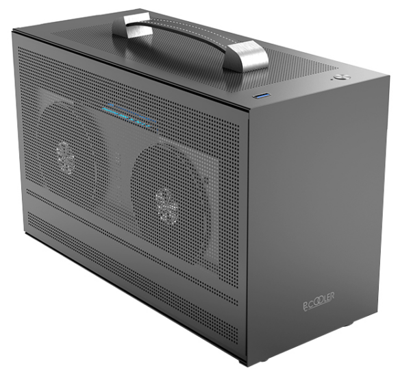 Корпус PCCooler I100 PRO MESH GY  ITX USB3.0 1x3.5", 1x2.5" Grey