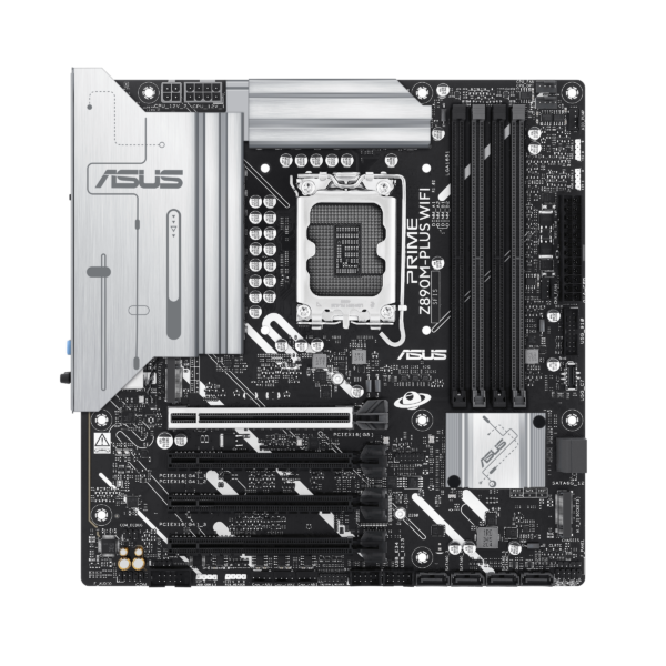 Материнская плата ASUS PRIME Z890M-PLUS WIFI, LGA1851 4xDDR5 6xSATA3 3xM.2 HDMI DP USB-C mATX