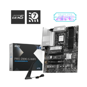 Материнская плата MSI PRO Z890-S WIFI LGA1851 4xDDR5 6xSATA3 RAID 4M.2 HDMI DP ATX