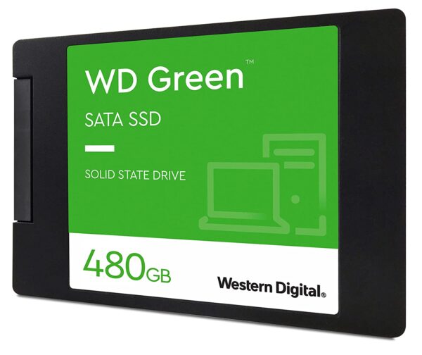 Твердотельный накопитель  480GB SSD WD GREEN 2.5” SATA3 R545Mb/s W465Mb/s  7мм WDS480G3G0A