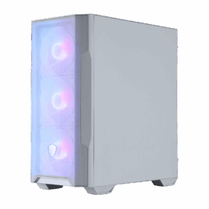 Компьютерный корпус MSI MAG FORGE M100R WHITE mATX/Mini-ITX, 2xUSB 2.0, USB 3.2, Audio, Mic, mATX