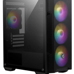 Компьютерный корпус MSI MAG FORGE M100A mATX/Mini-ITX 1x3.5", 2x2.5", 1xUSB 3.2 Gen1, ARGB, MicroATX