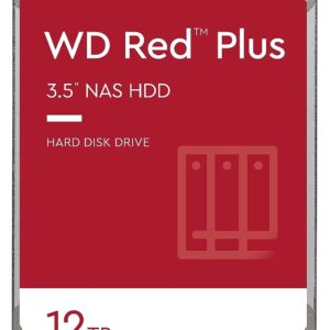 Жесткий диск для NAS систем HDD 12Tb Western Digital RED Plus SATA6Gb/s 3.5" 256Mb 7200rpm WD120EFBX