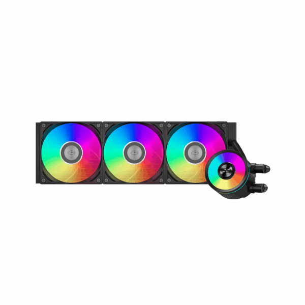 Водяное охлаждение для CPU PCCooler DA360 Pro ARGB BK TDP 300W 1200/1700/1851/20XX/AM5/AM4 Черный