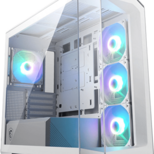Компьютерный корпус MSI MAG PANO M100R PZ mATX/ITX 1x3.5"/2.5", USB 3.2 Type-A White