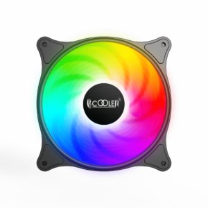 Вентилятор для корпуса PCCooler FX-120-3 LED 120mm 3 pin + Molex 1200 RPM Black