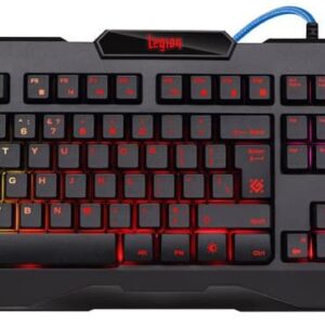 Клавиатура проводная игровая Defender Legion GK-010DL, ENG/RUS, USB, RGB подсветка